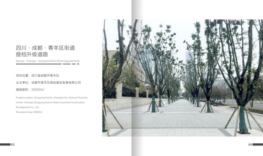 四川成都青羊區(qū)街(jiē)道提檔升級道路